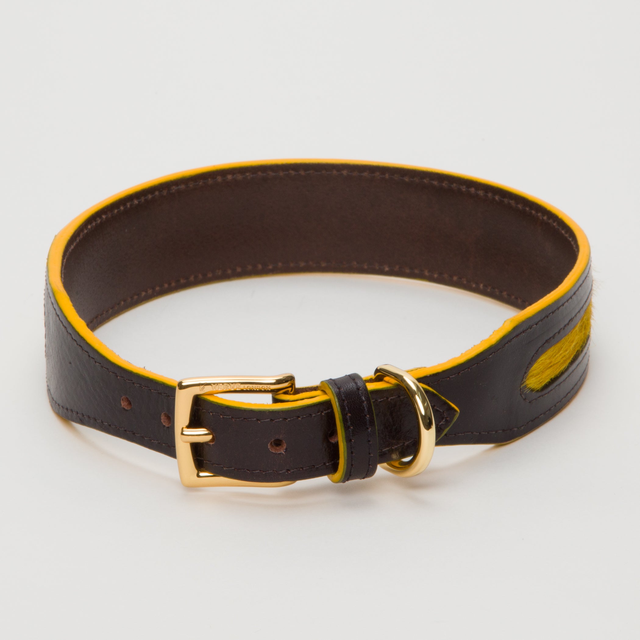 Luxury Mustard Yellow SpringBok Cases In Leather for Large Dogs – SpringBok Leather Collar