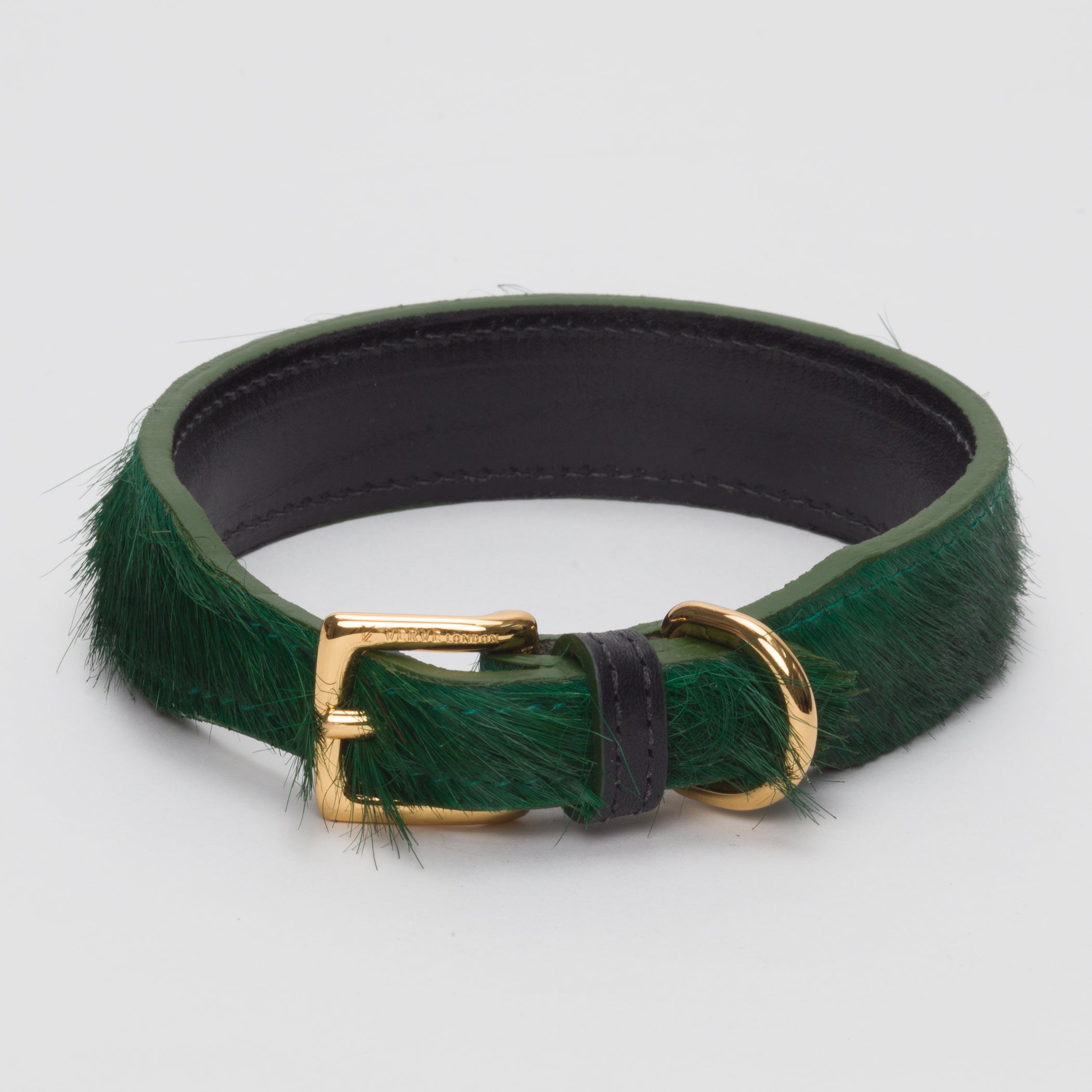Luxury Racing Green SpringBok Collar for Medium to Large Puppies – SpringBok Leather Collar