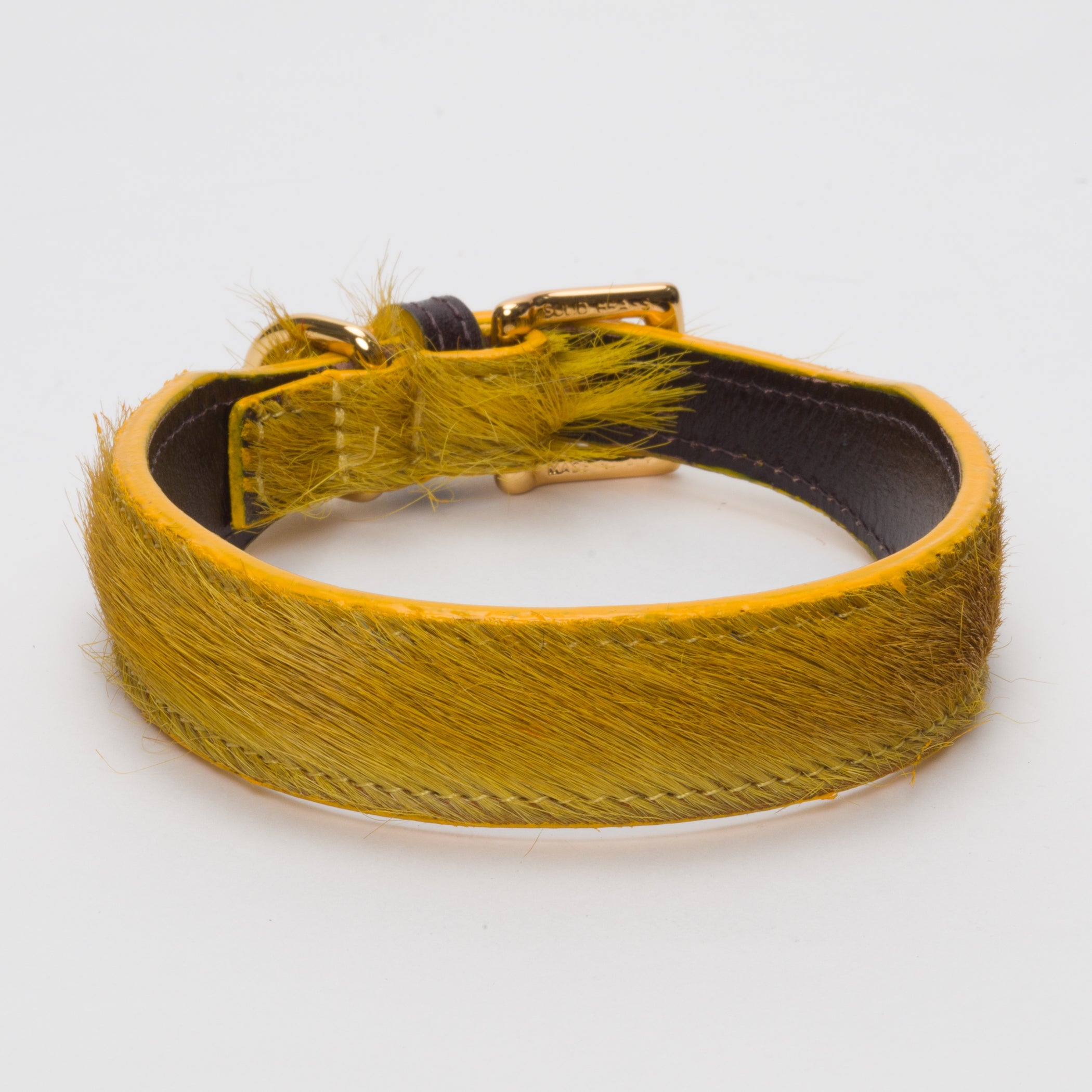 Luxury Blood Red SpringBok Collar for Medium to Large Puppies – SpringBok Leather Collar