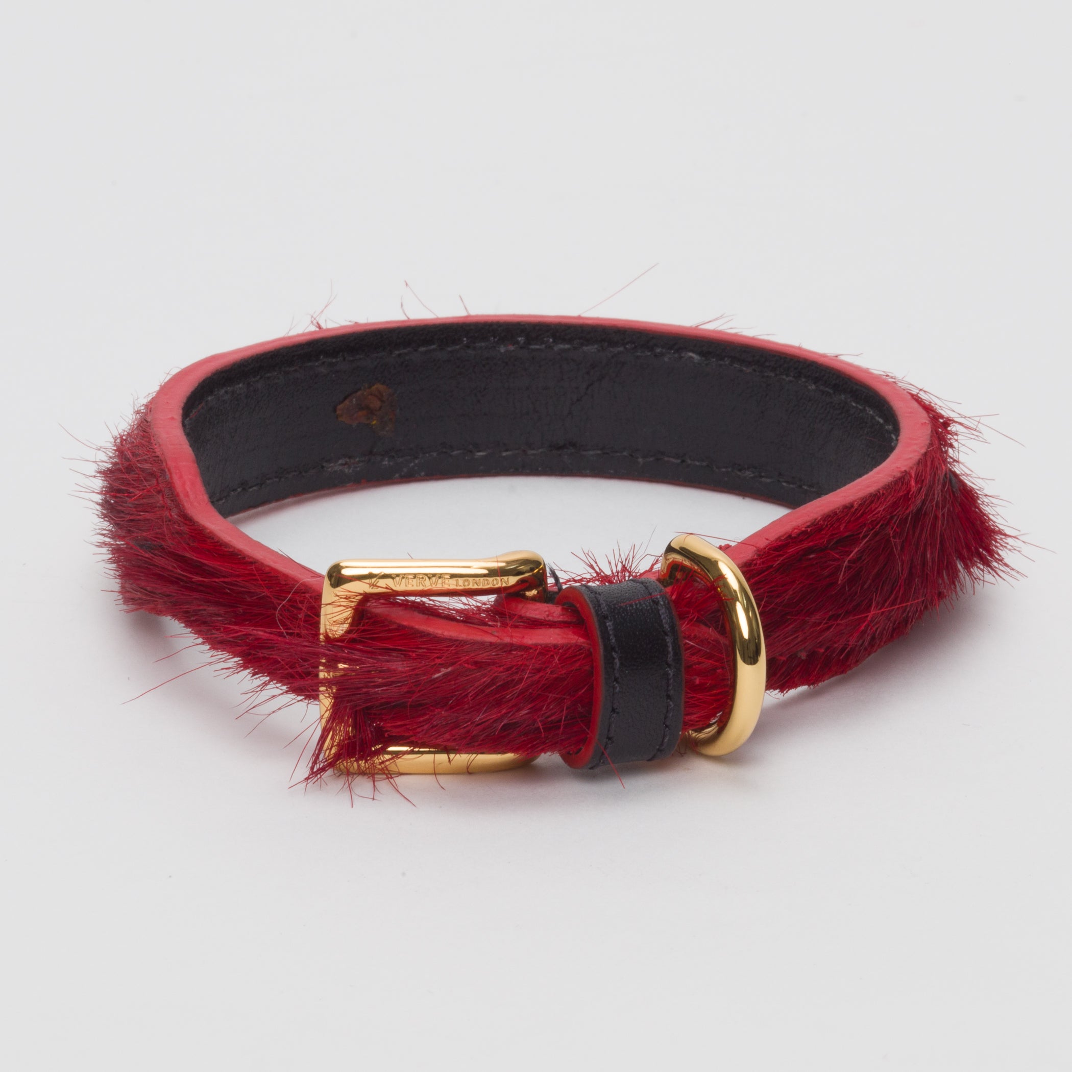 Luxury Blood Red SpringBok for Toy & Small Dogs – SpringBok Leather Collar