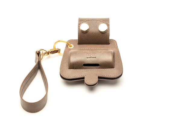 LEATHER POO BAG HOLDER