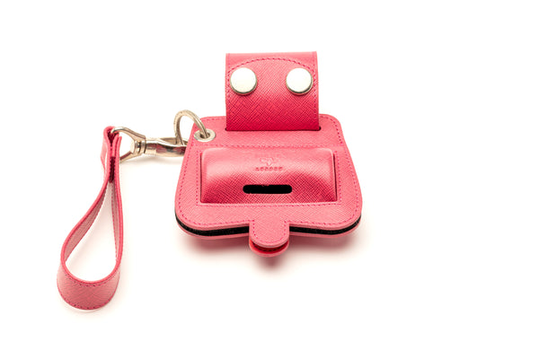 LEATHER POO BAG HOLDER