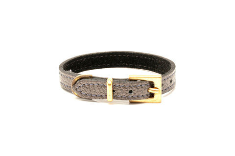 Welcome Puppy Leather Dog Collar
